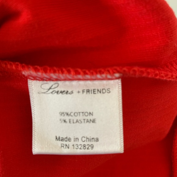 NWT Lovers + Friends red mini skirt, size S - Picture 4 of 5